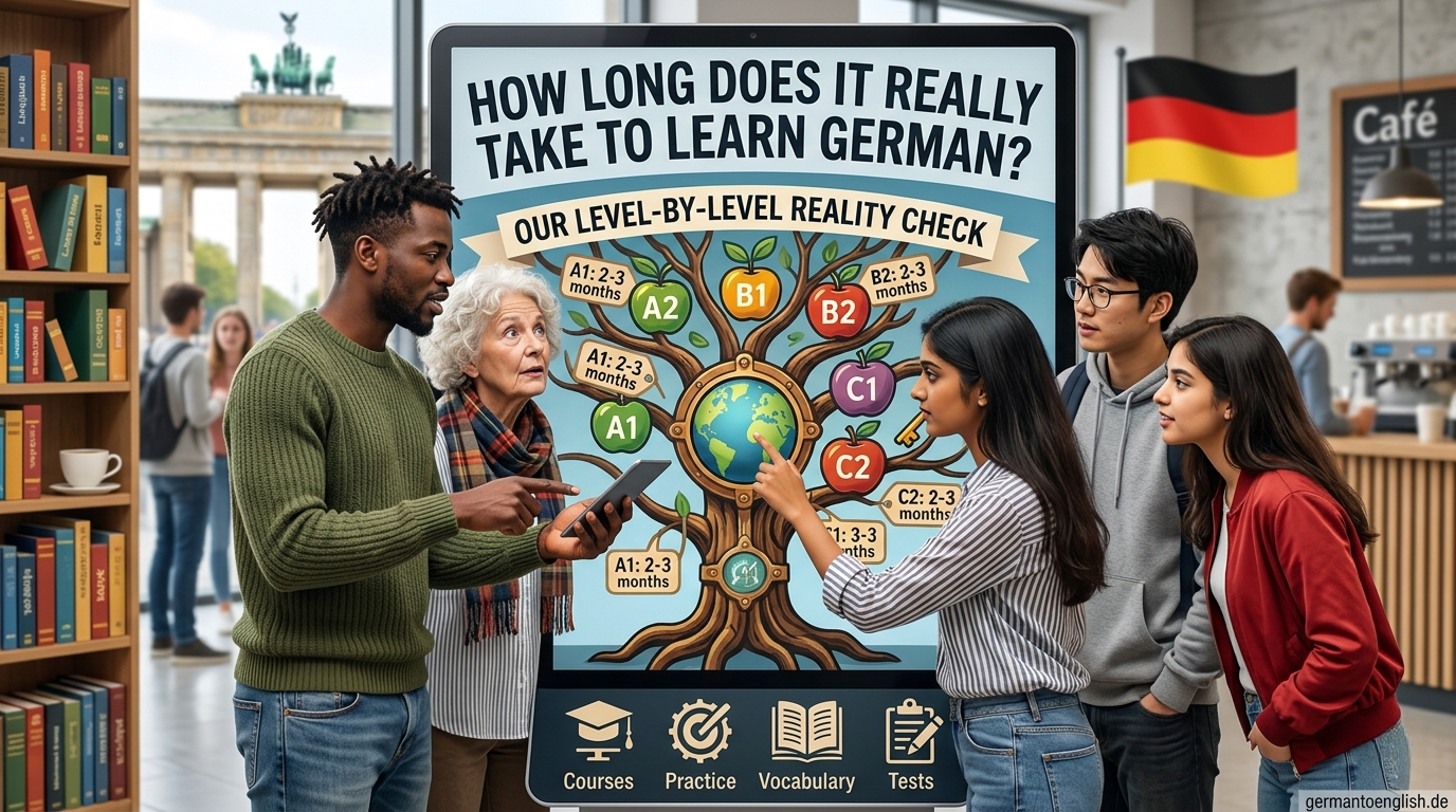 How Long Does It Really Take to Learn German? (Honest Answer by Level)
