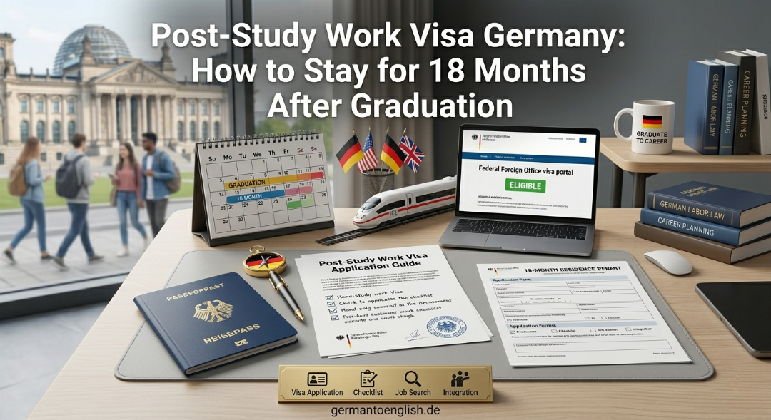 Post-Study Work Visa Germany: How to Stay for 18 Months After Graduation