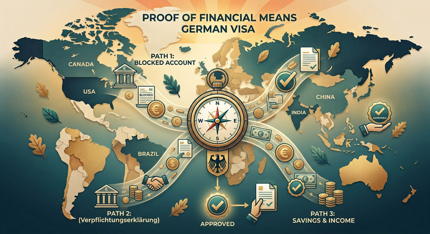 Proof of Financial Means for German Visas: Everything You Need to Know