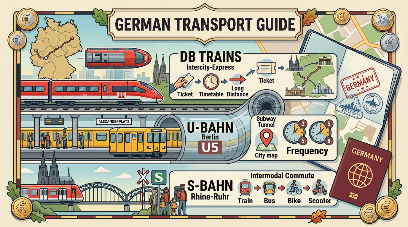 Public Transportation in Germany: A Guide to DB Trains, U-Bahn and  S-Bahn