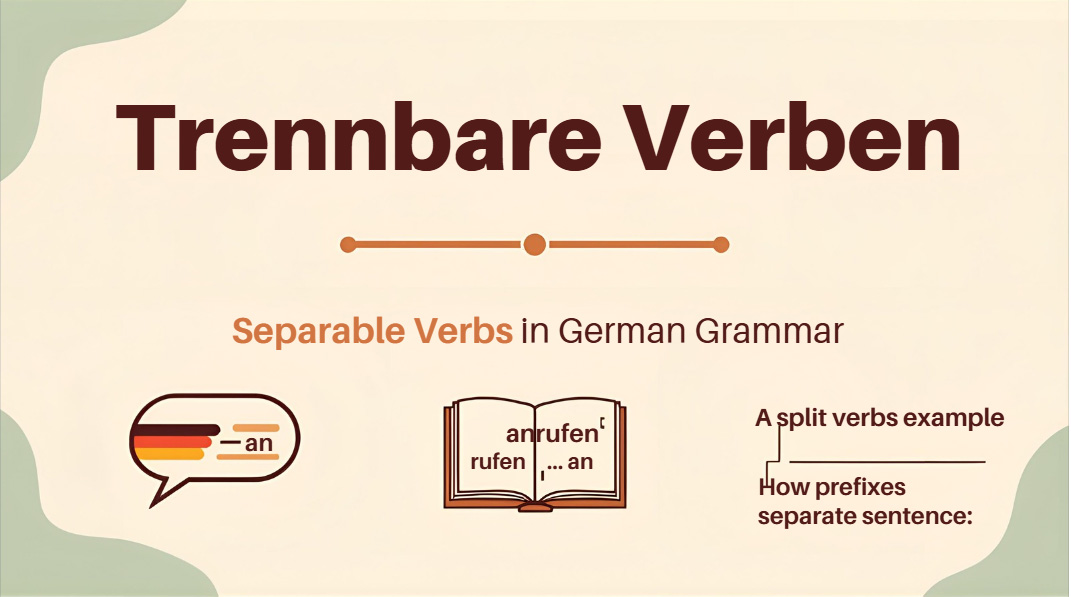 German Separable Verbs – Usage and Examples