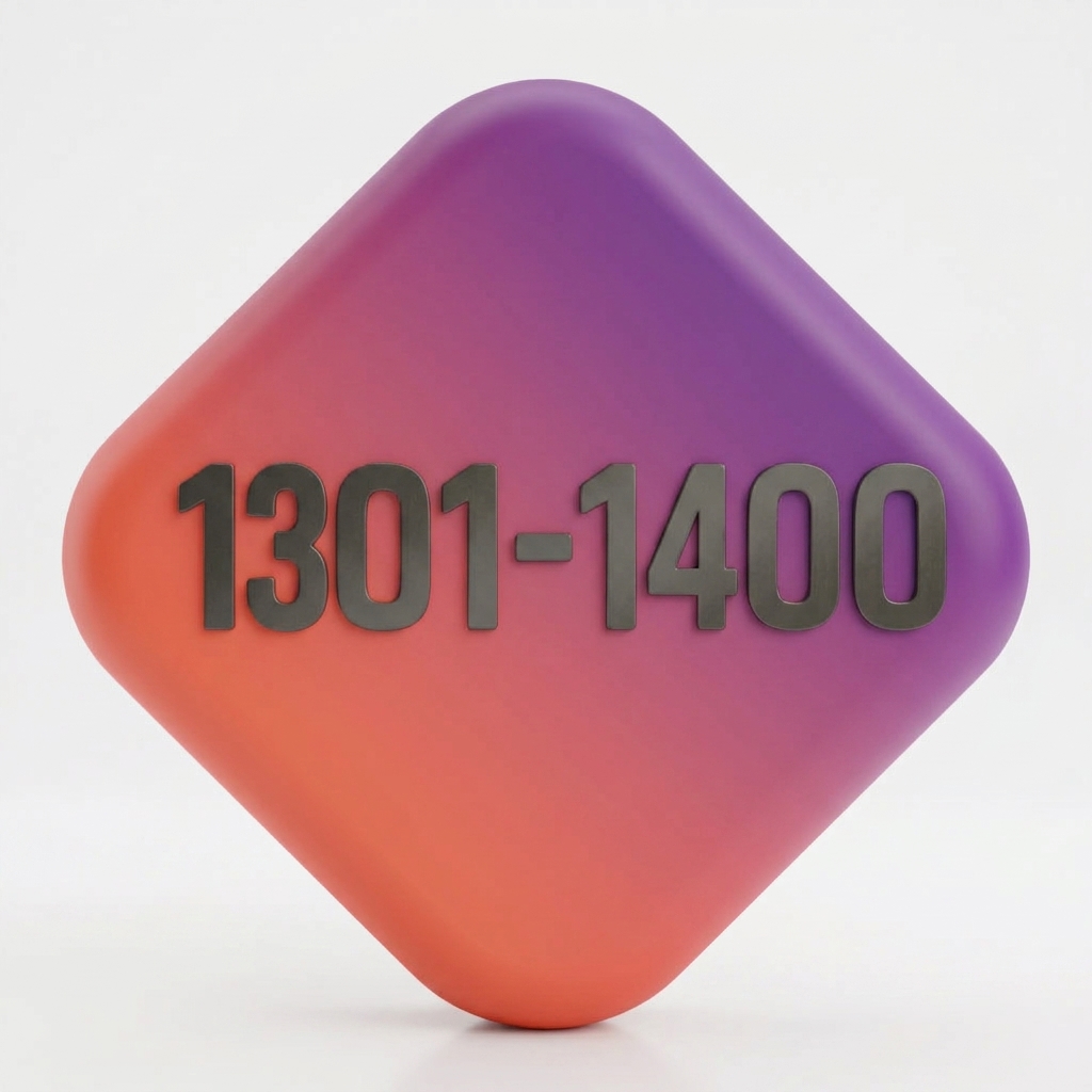 German numbers 1301–1400
