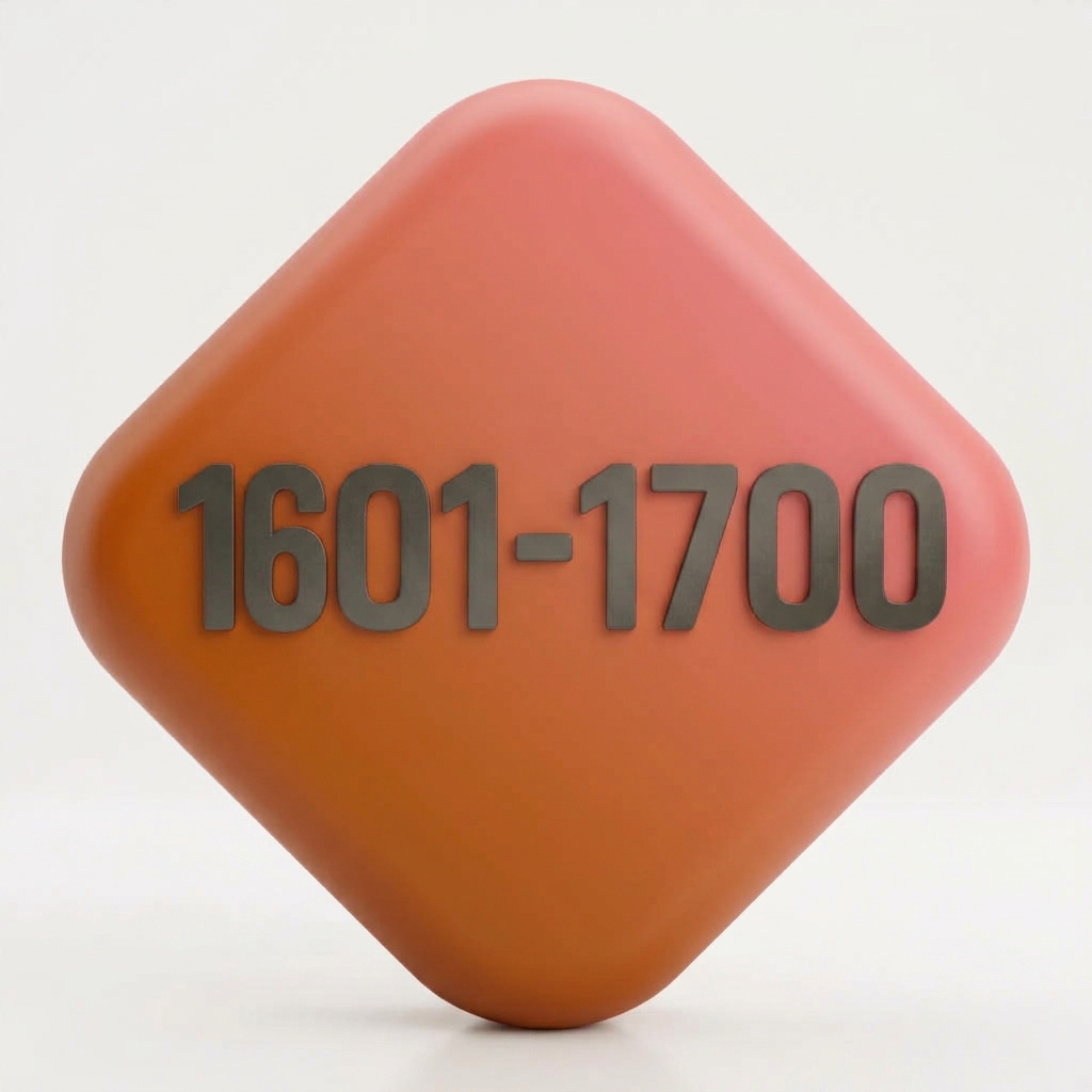 German numbers 1601–1700
