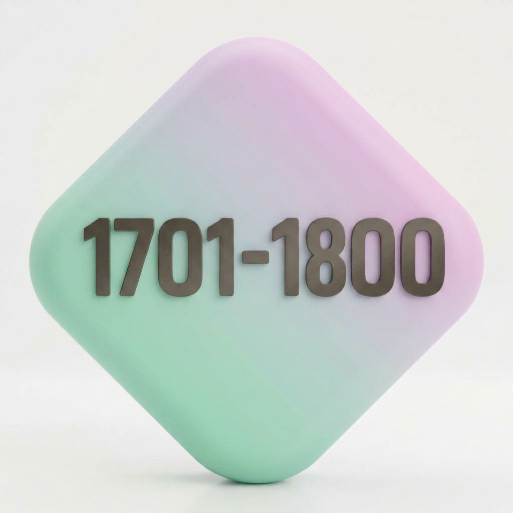 German numbers 1701–1800