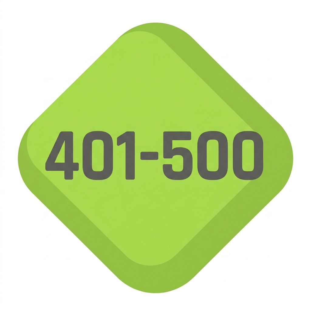 German numbers 401–500
