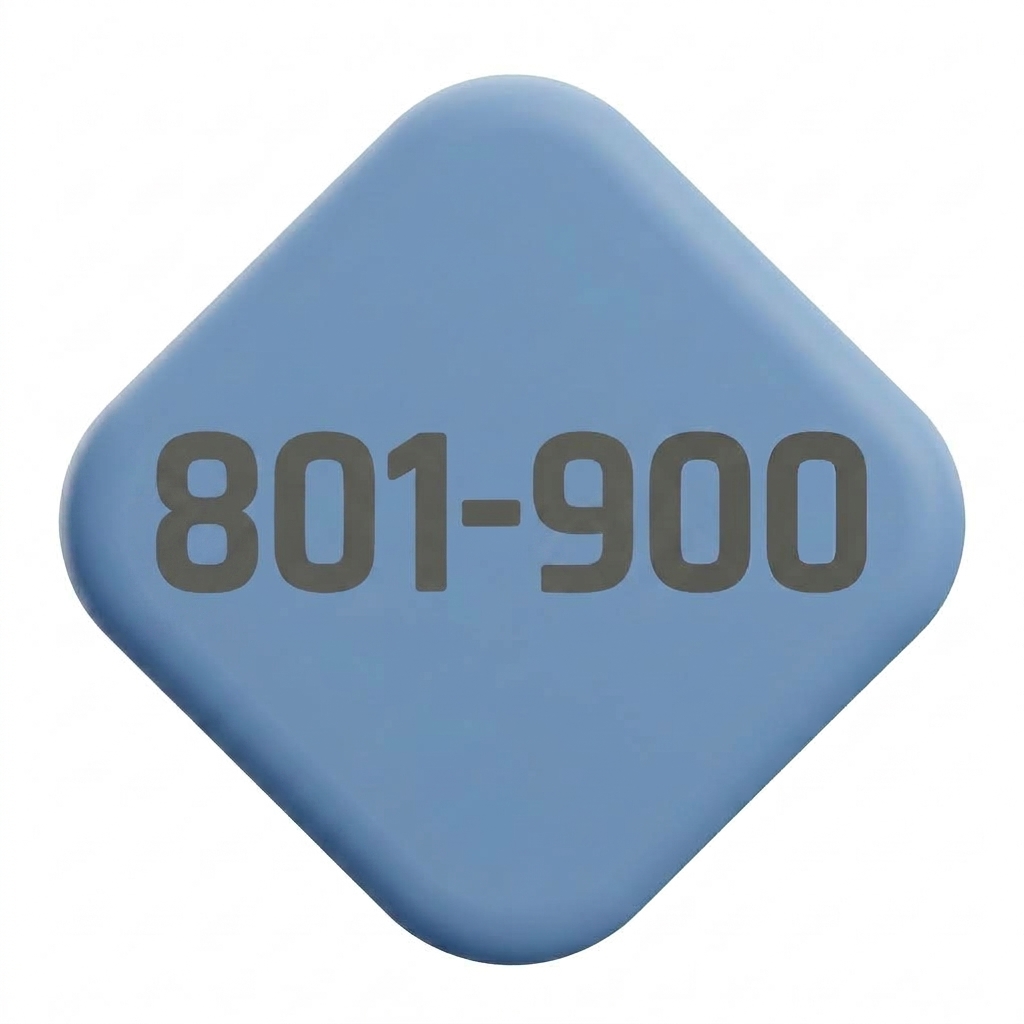 Deutsche Zahlen 801–900