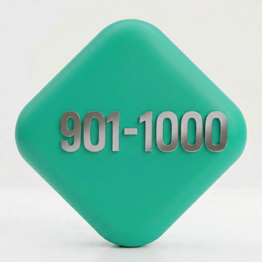 Deutsche Zahlen 901–1000