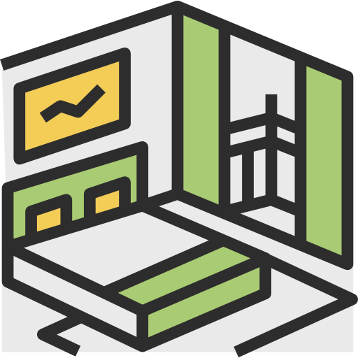 Zimmertypen und Raumabschnitte